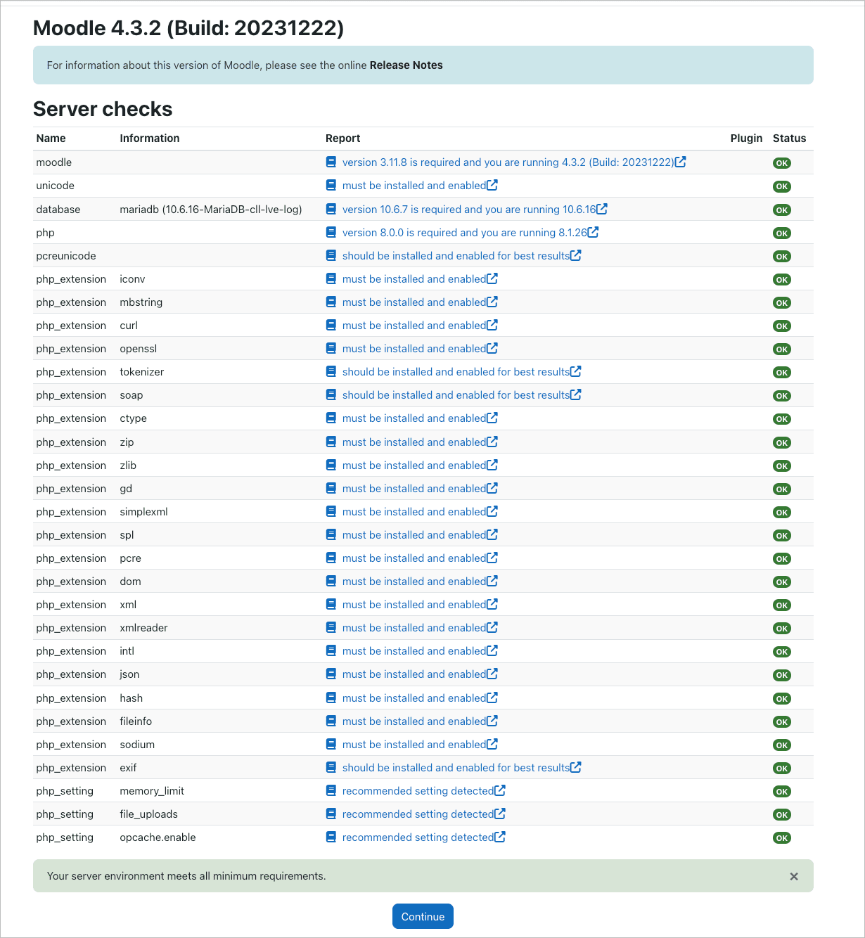 Sửa lỗi Unicode format (UTF-8) khi cài đặt Moodle 5 CleanShot 2024 01 10 at 11.44.26