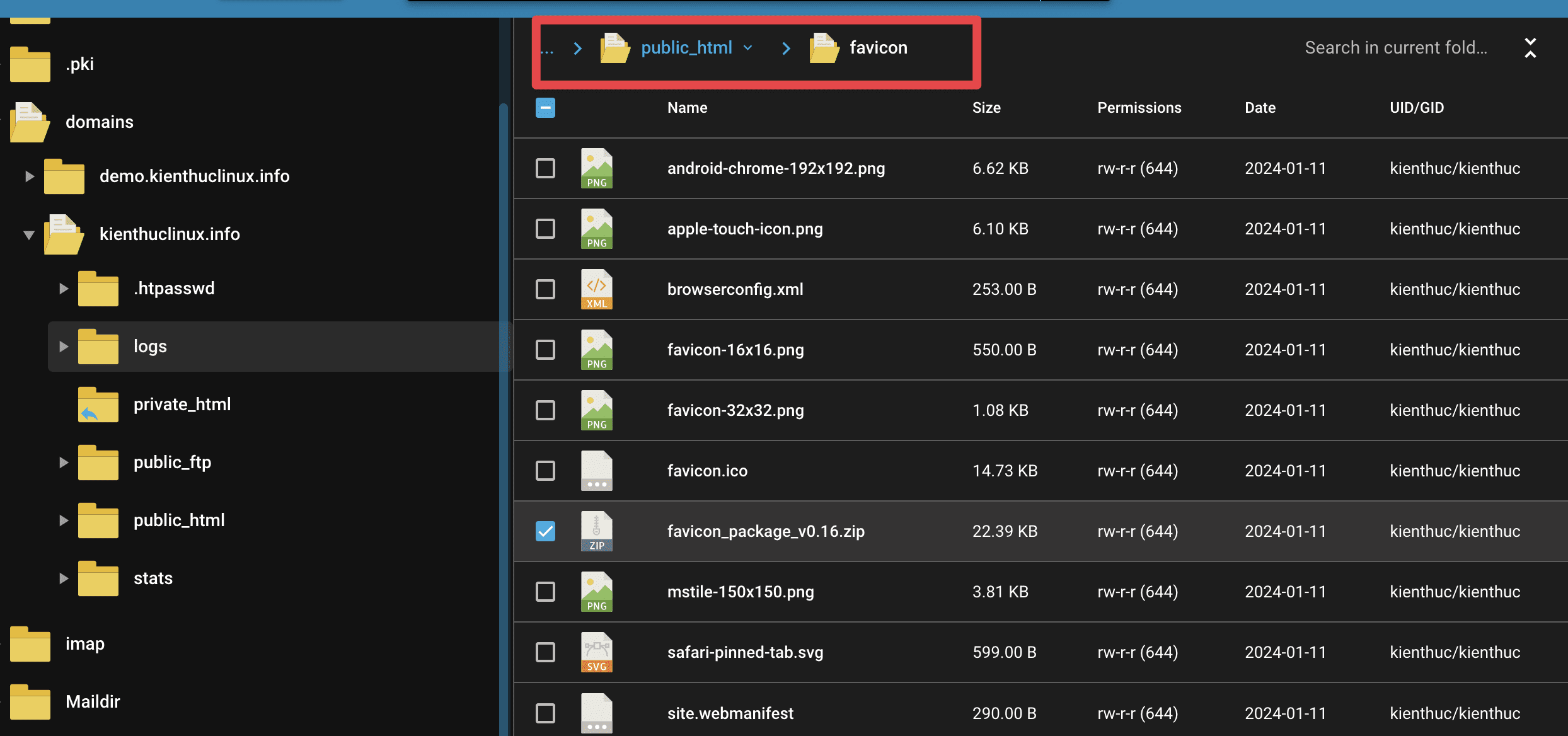 Khắc phục Favicon không hiện thị trên WordPress 9 CleanShot 2024 01 11 at