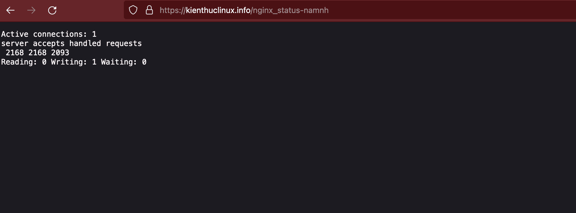Bật tính năng NGINX Status trên AAPANEL 4 CleanShot 2024 01 29 at