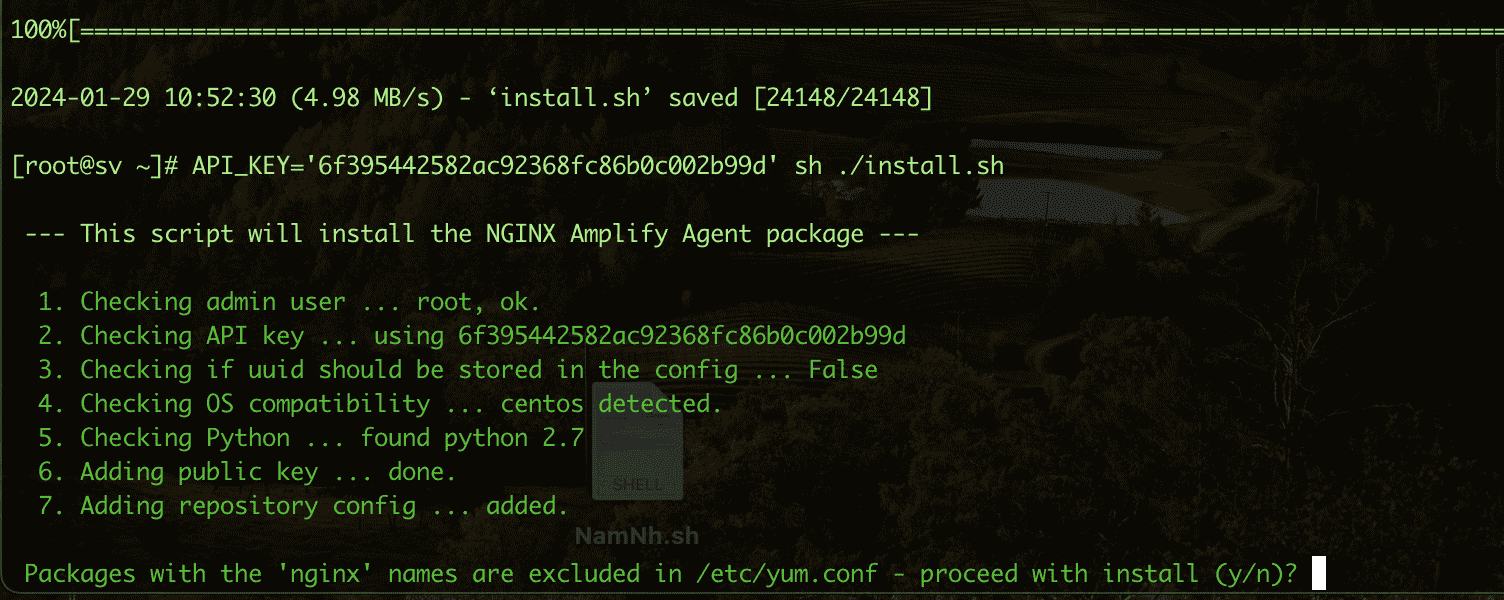 Cài đặt Monitoring Nginx Amplify trên aaPanel 3 CleanShot 2024 01 29 at
