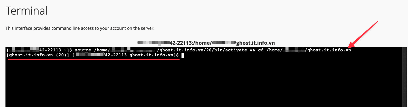 Hướng dẫn cài Ghost CMS trên hosting cPanel 13 Hướng dẫn cài Ghost CMS trên hosting cPanel
