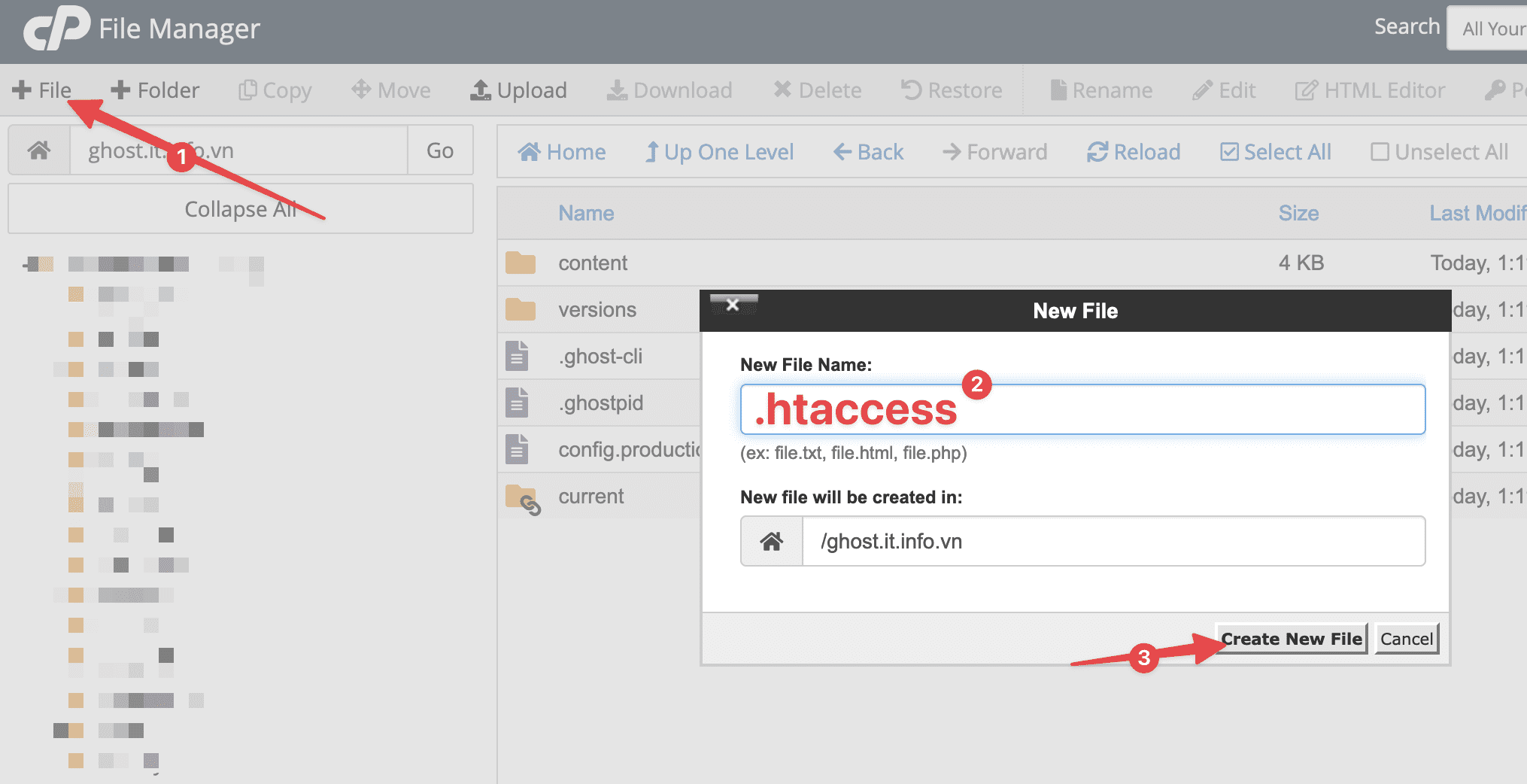 Hướng dẫn cài Ghost CMS trên hosting cPanel 18 Hướng dẫn cài Ghost CMS trên hosting cPanel