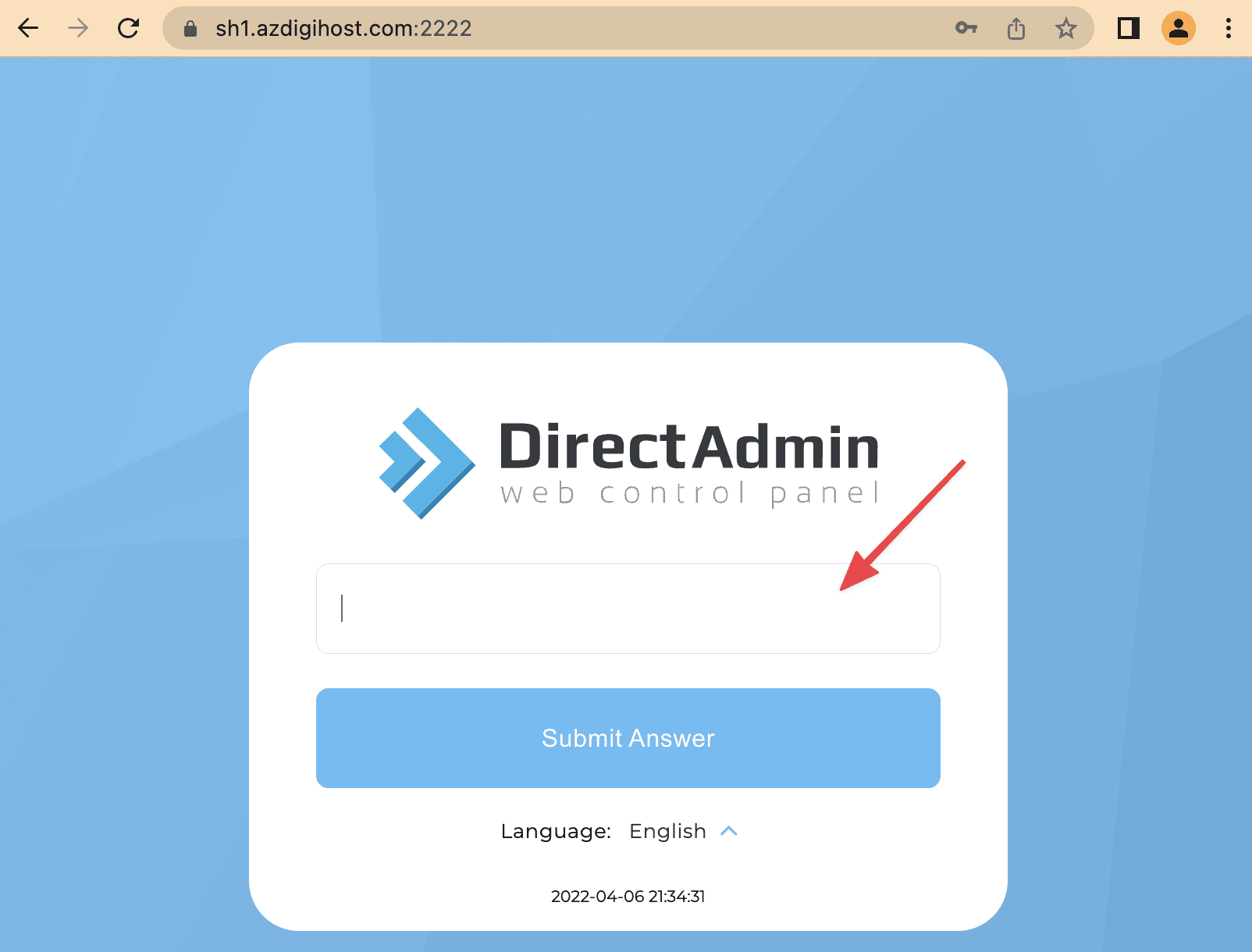 Bật câu hỏi bảo mật trên DirectAdmin (Bật Security Questions trên DirectAdmin) 7 Bật câu hỏi bảo mật trên DirectAdmin