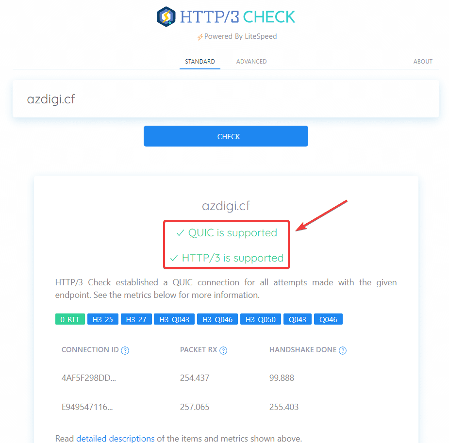 Kích hoạt QUIC (HTTP/3) trên OpenLitespeed 10 Quic9