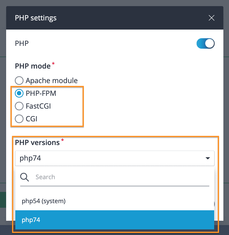 Hướng dẫn cài đặt nhiều phiên bản PHP trên FASTPANEL 10 Screen Shot 2020 09 23 at 10.54.35 AM