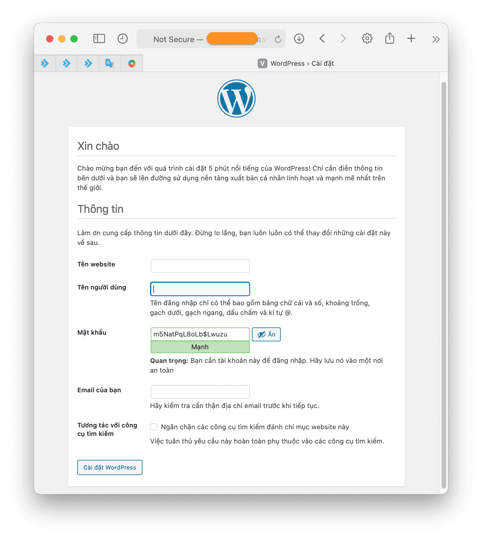 Cài đặt WordPress aaPanel theo cách thủ công 17 Cài đặt WordPress aaPanel - install wordpress to aapanel manual
