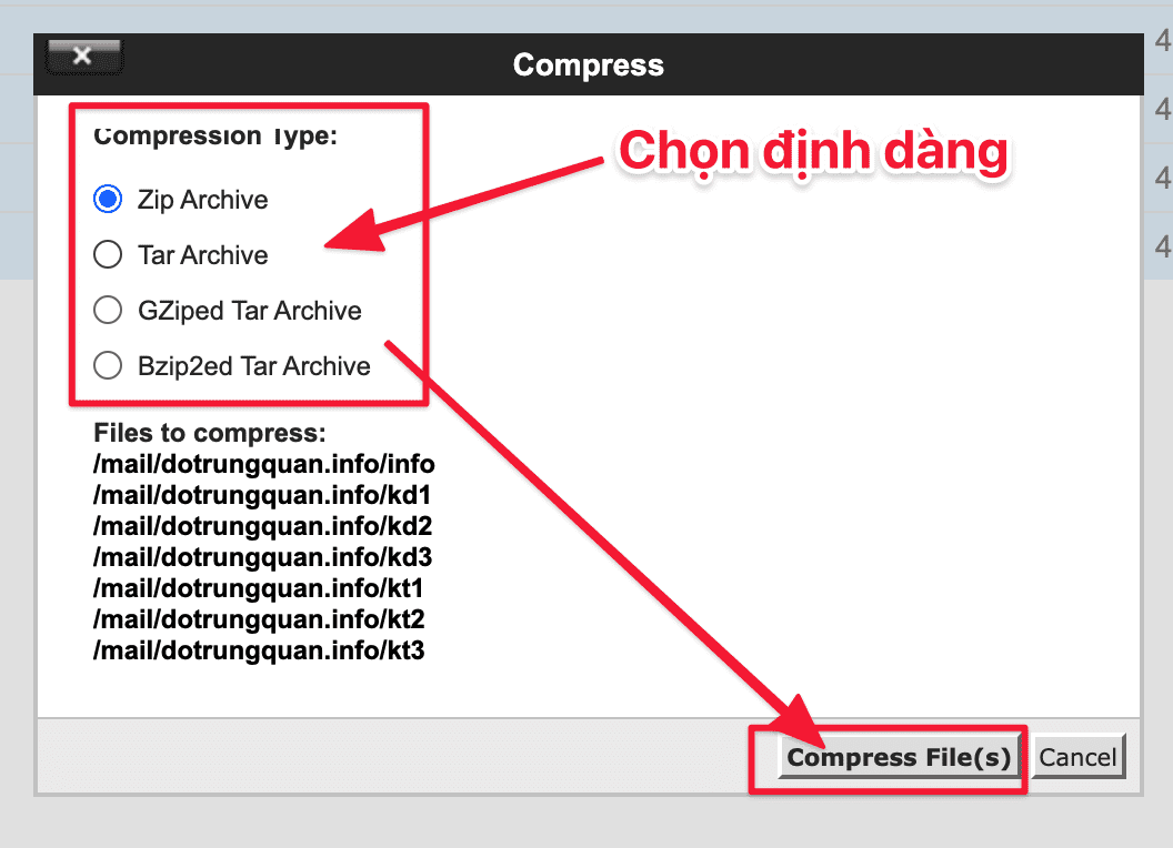 Hướng dẫn chuyển dữ liệu mail trên cPanel 4 chuyển dữ liệu mail trên cPanel
