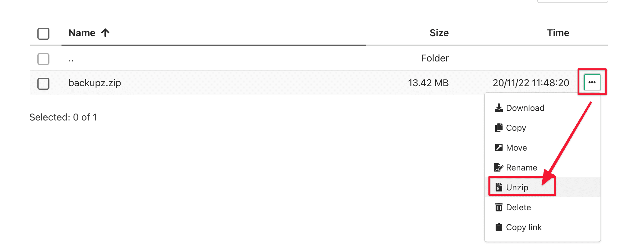 Hướng dẫn sử dụng File Manager trên HestiaCP 15 Screenshot 2020 11 22 at