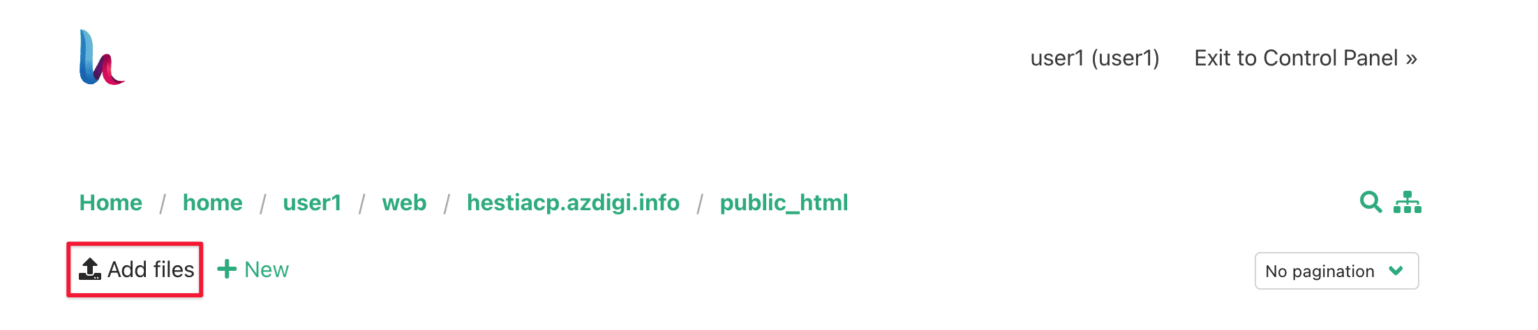 Hướng dẫn sử dụng File Manager trên HestiaCP 17 Screenshot 2020 11 22 at