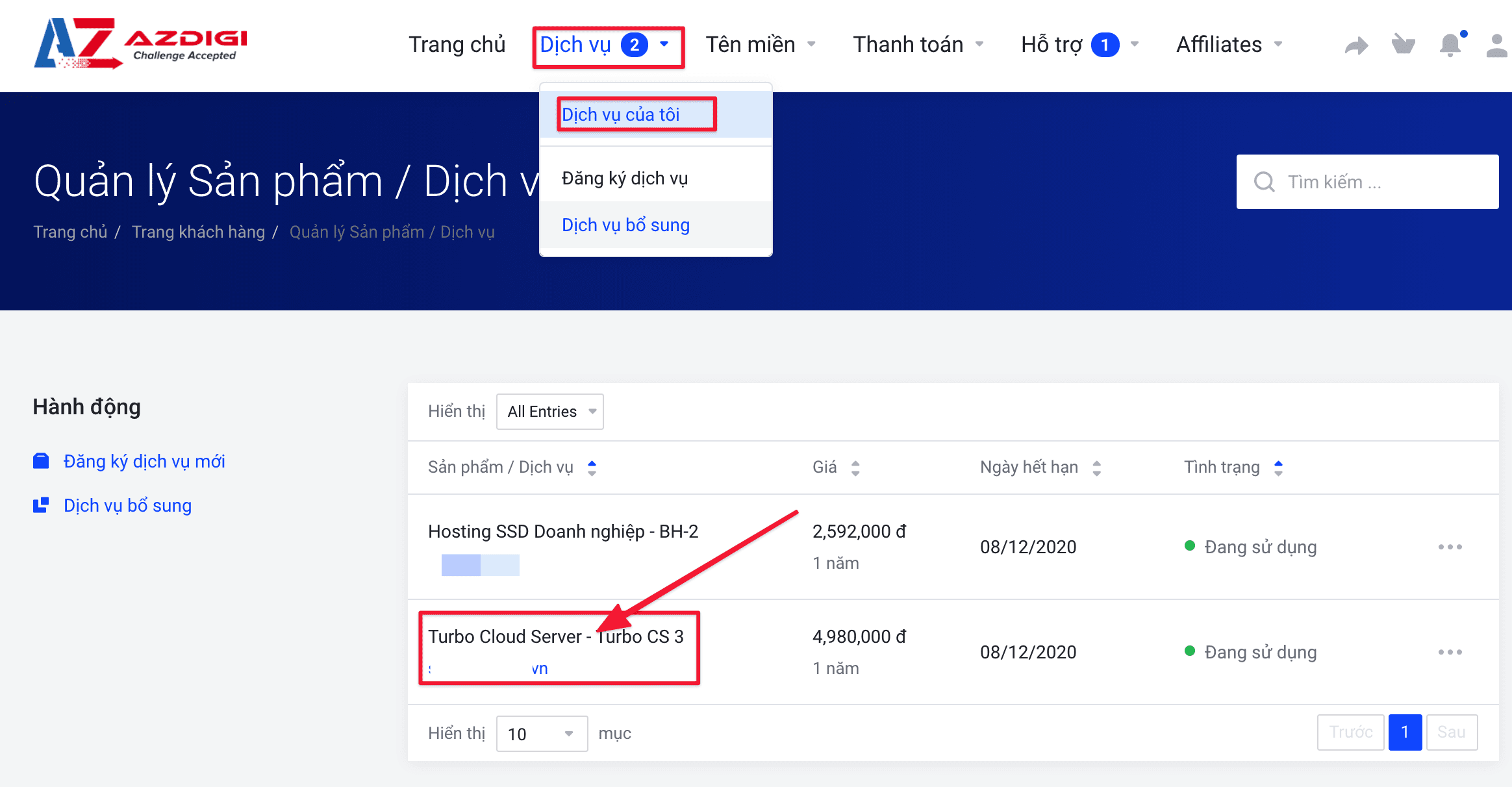 Hướng dẫn cài lại OS trên Turbo Cloud Server 4 cài lại OS trên Turbo Cloud Server