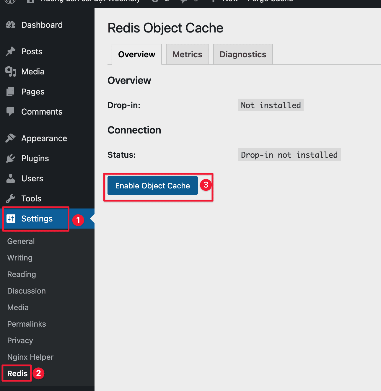 Hướng dẫn cài đặt WordPress trên Webinoly 11 Screenshot 2020 12 26 at