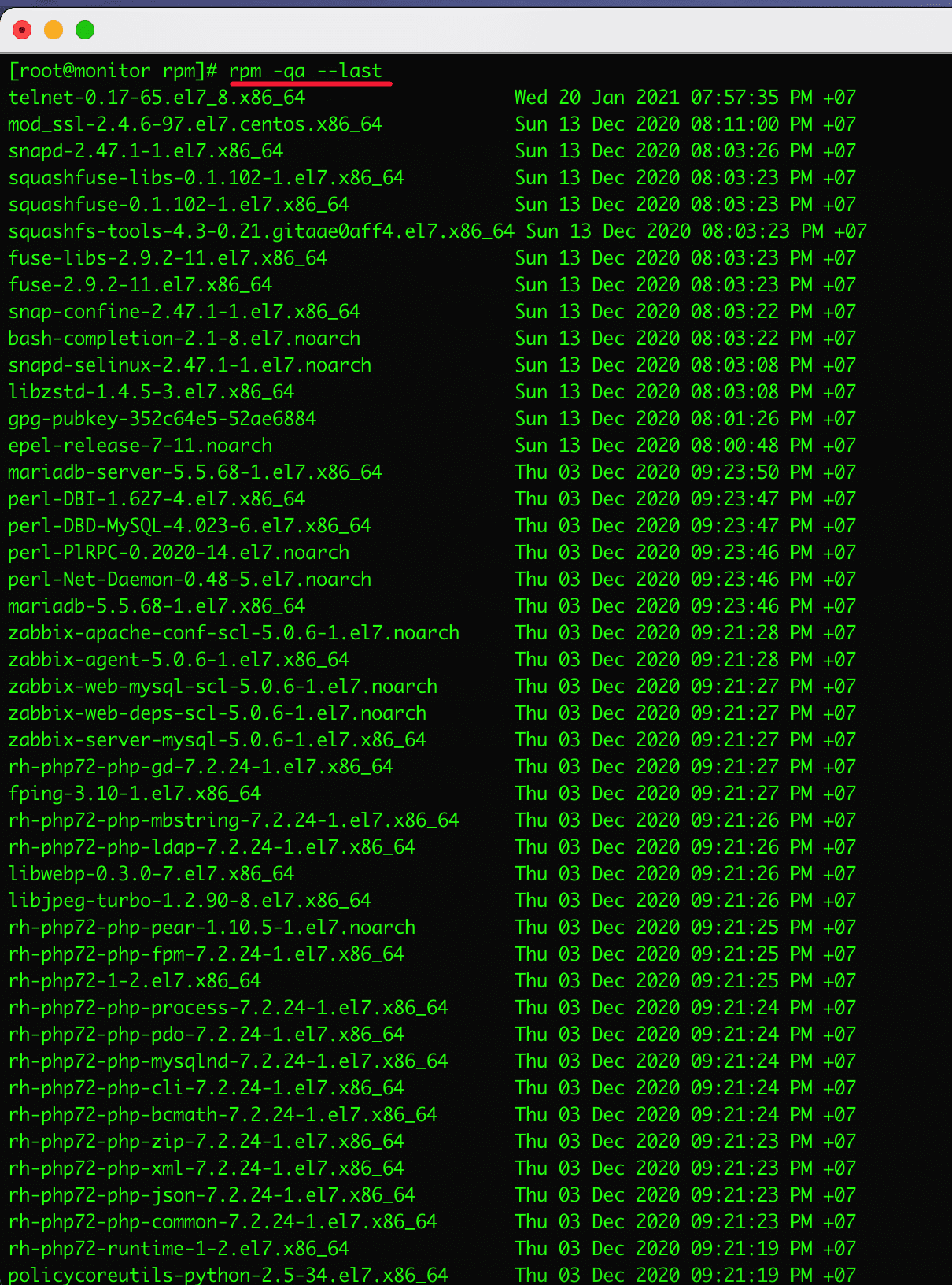 Hướng dẫn sử dụng RPM trên Linux 5 Screenshot 2021 01 20 at