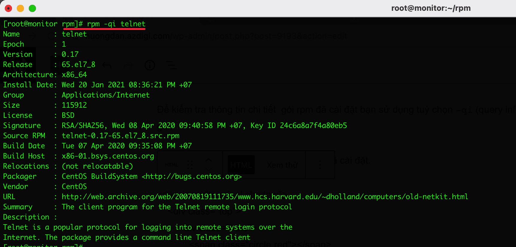 Hướng dẫn sử dụng RPM trên Linux 9 Screenshot 2021 01 20 at