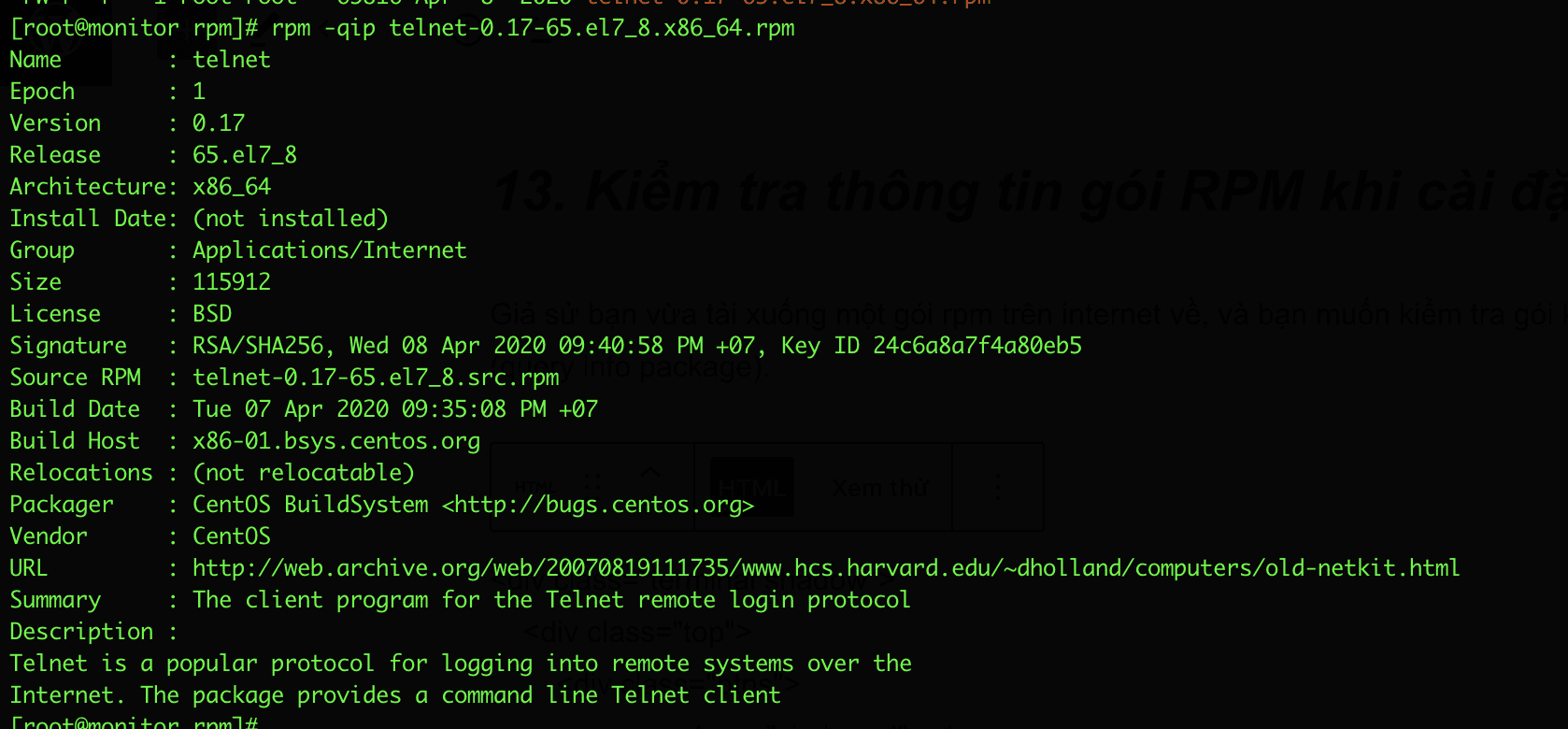 Hướng dẫn sử dụng RPM trên Linux 10 Screenshot 2021 01 20 at