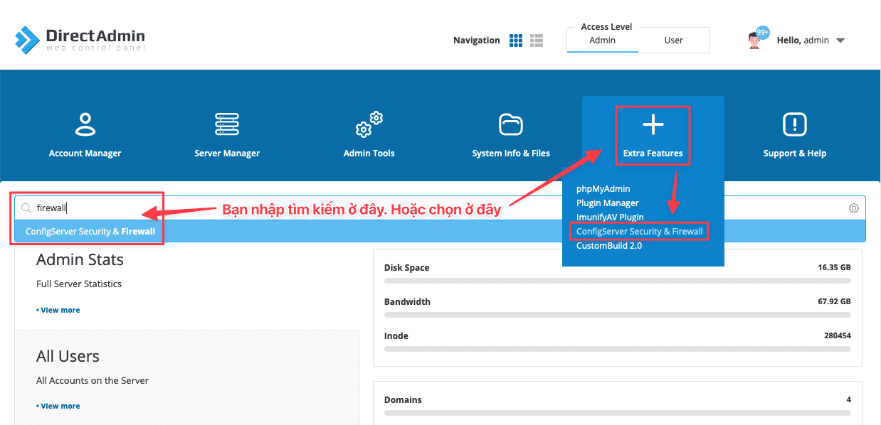 Hướng dẫn mở khoá IP qua CSF trên DirectAdmin 3 anh 76