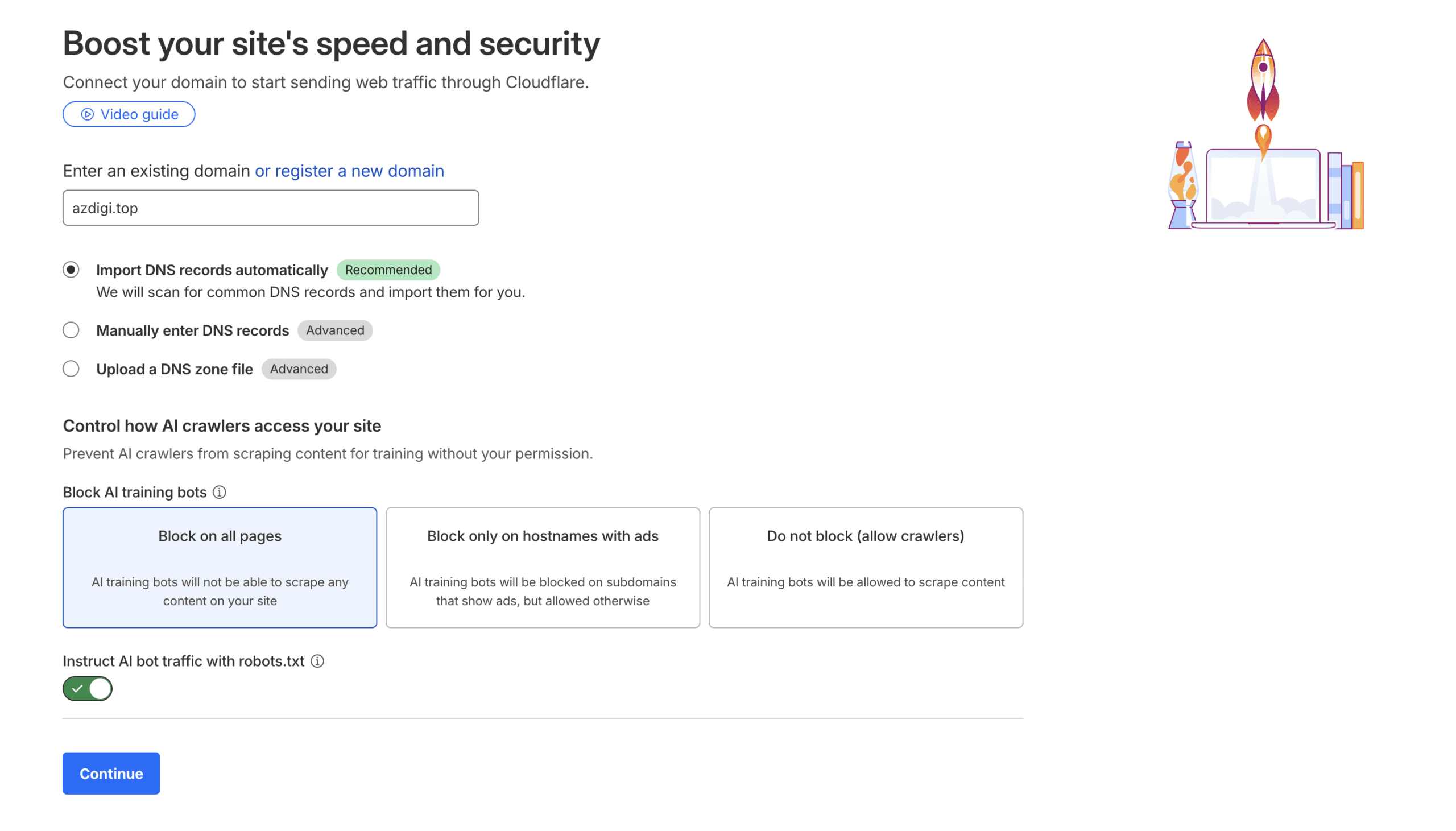CloudFlare là gì? Cách kết nối CloudFlare với Website 7 Thêm website vào Cloudflare 2025