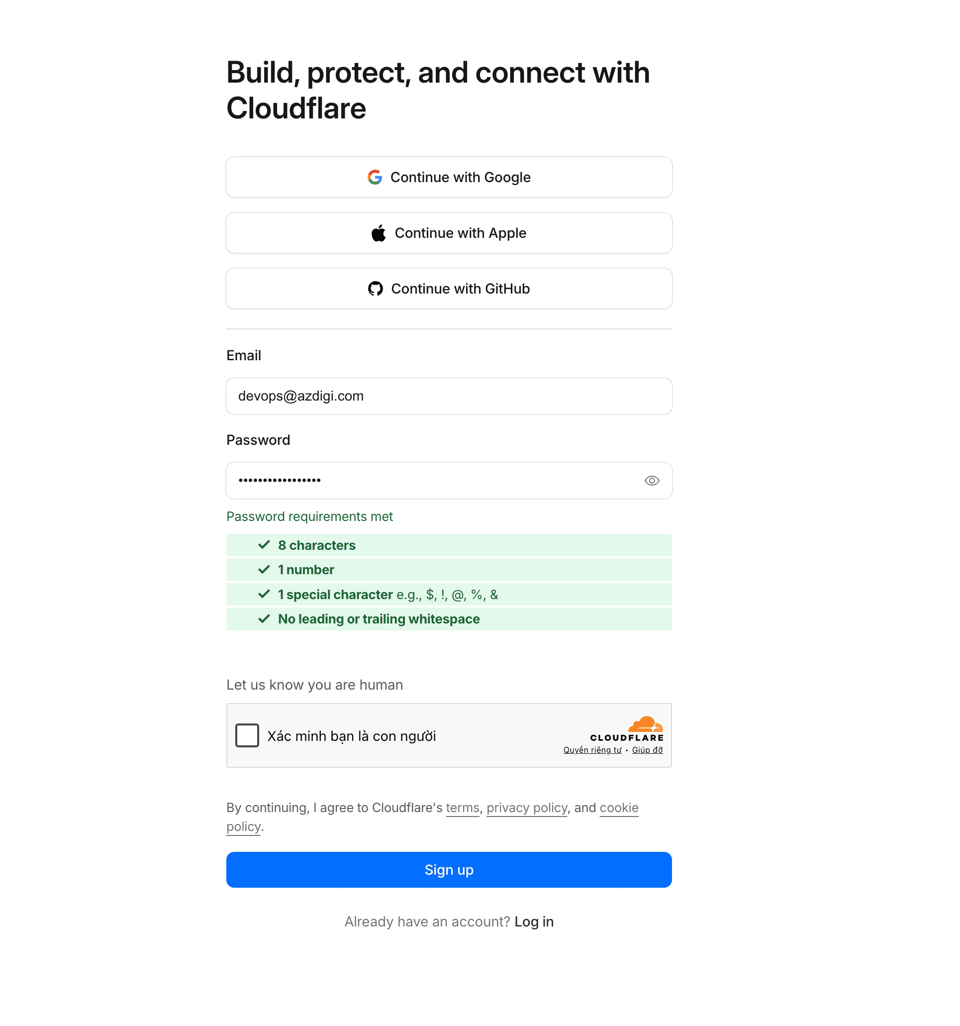 CloudFlare là gì? Cách kết nối CloudFlare với Website 4 Đăng ký tài khoản Cloudflare