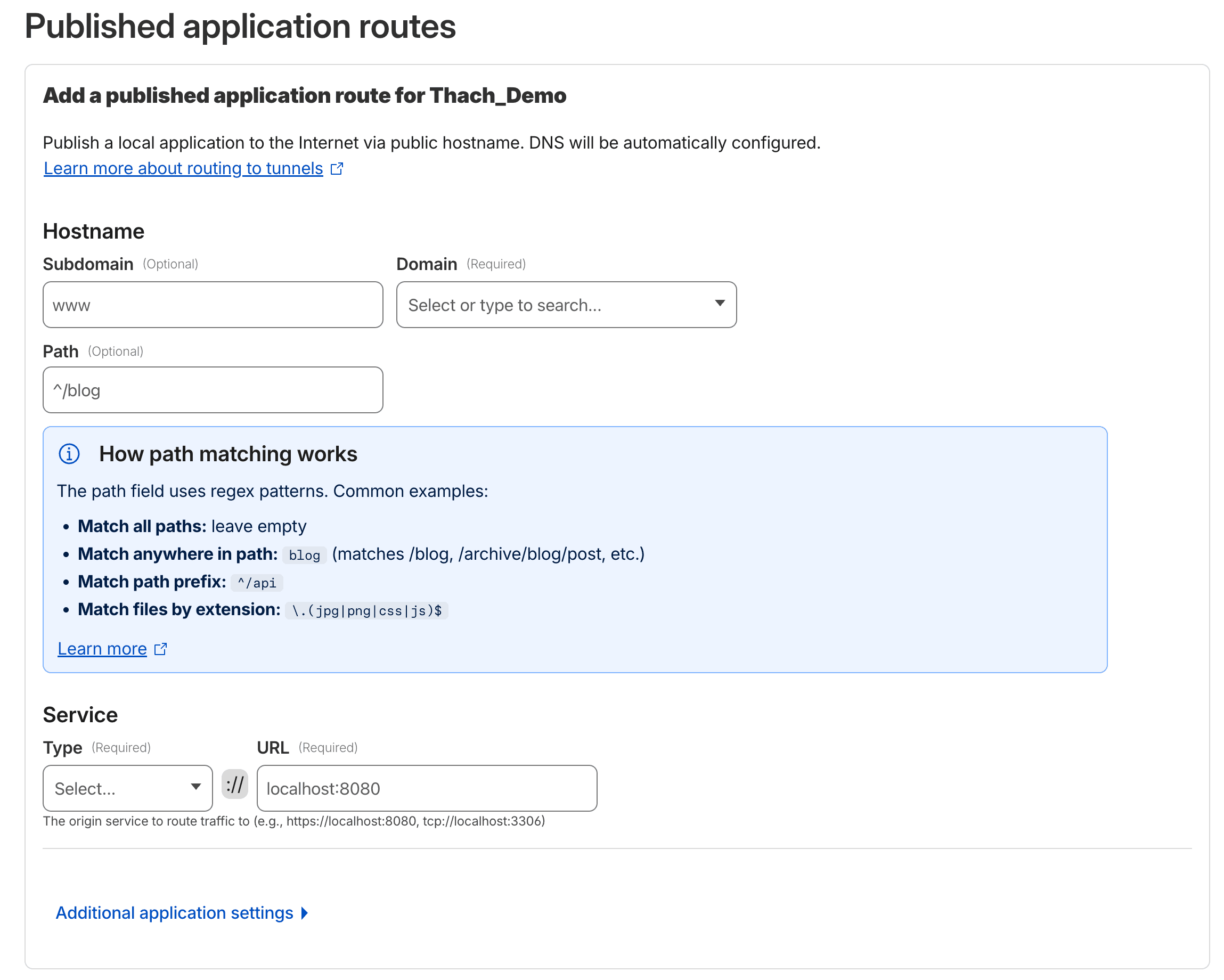Cloudflare Tunnel: Truy cập máy tính ở nhà từ xa không cần mở port 5 Thêm hostname cho tunnel