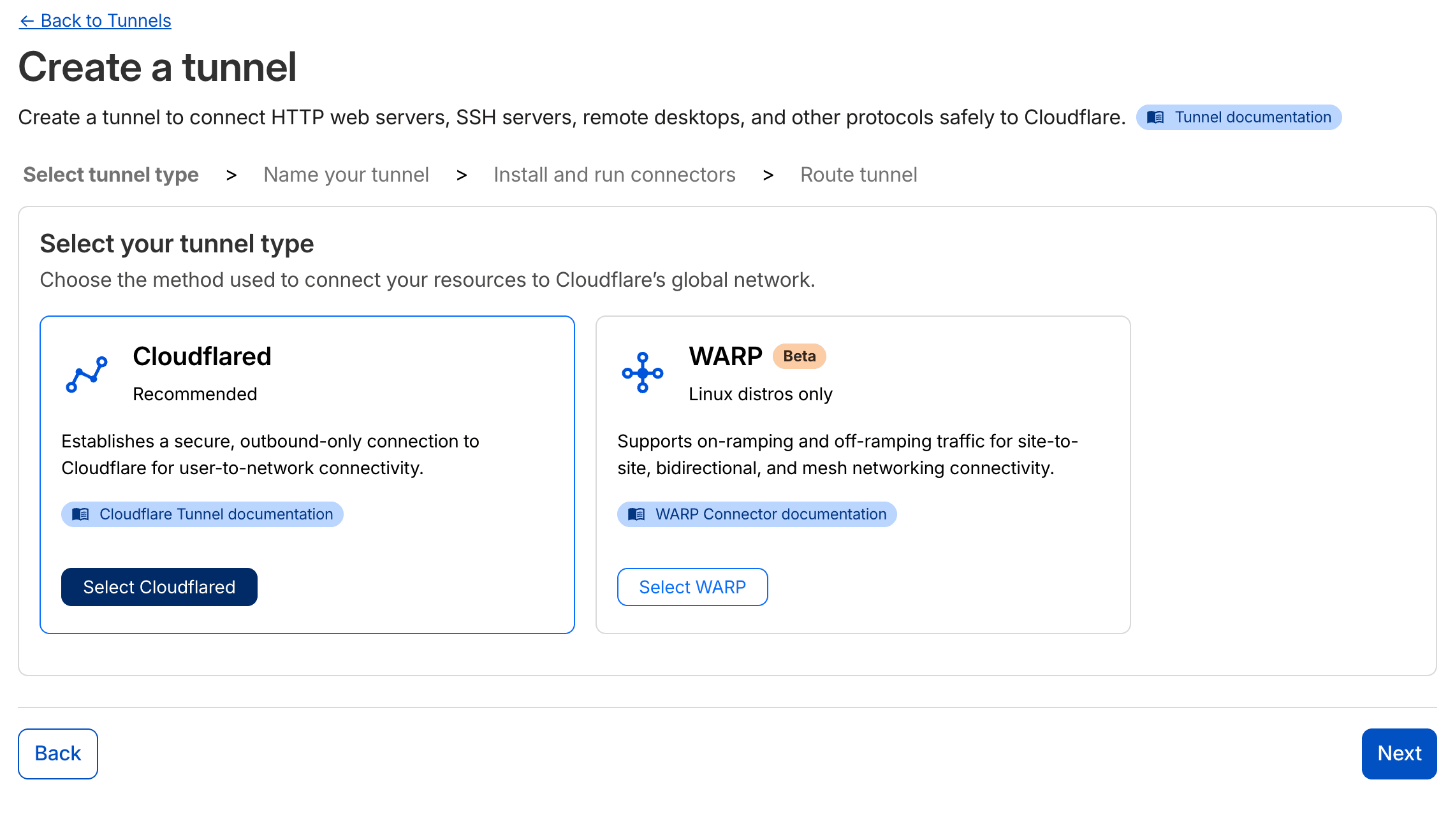 Cloudflare Tunnel: Truy cập máy tính ở nhà từ xa không cần mở port 3 Tạo tunnel mới trên Cloudflare