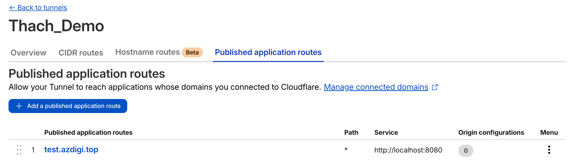 Cloudflare Tunnel: Truy cập máy tính ở nhà từ xa không cần mở port 4 Cấu hình Public Hostname cho tunnel