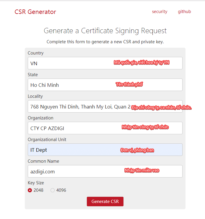 Hướng dẫn tạo CSR bằng Tools Online 2 chrome IAZIA4IdIl