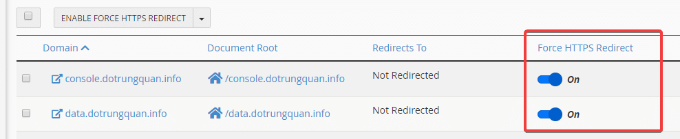 Hướng dẫn chuyển hướng https bằng chức năng có sẳn trong cPanel Force HTTPS Redirection 3 chrome cq7m9Q9gAy