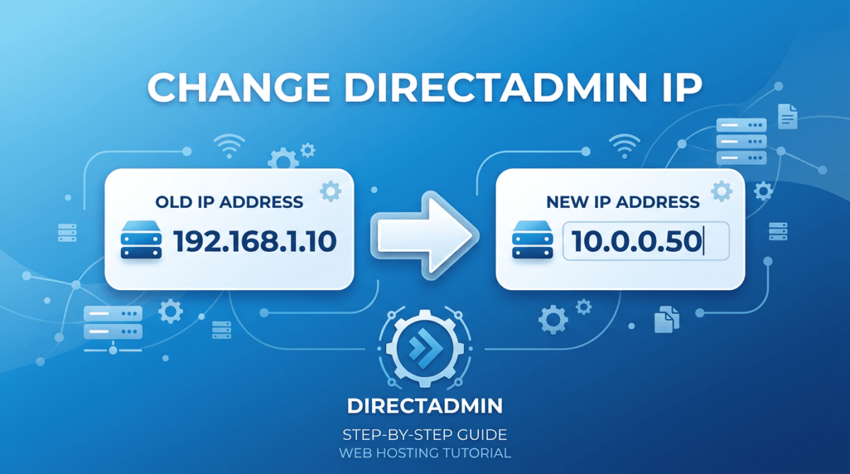Thay đổi địa chỉ IP DirectAdmin