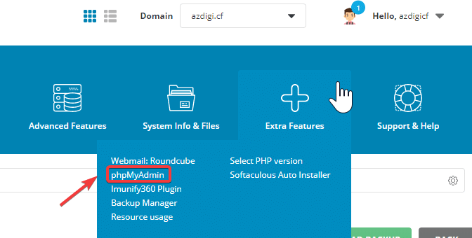 Hướng dẫn tạo và import Database trên SEO Hosting (How to create and import Database on SEO Hosting) 6 database 5