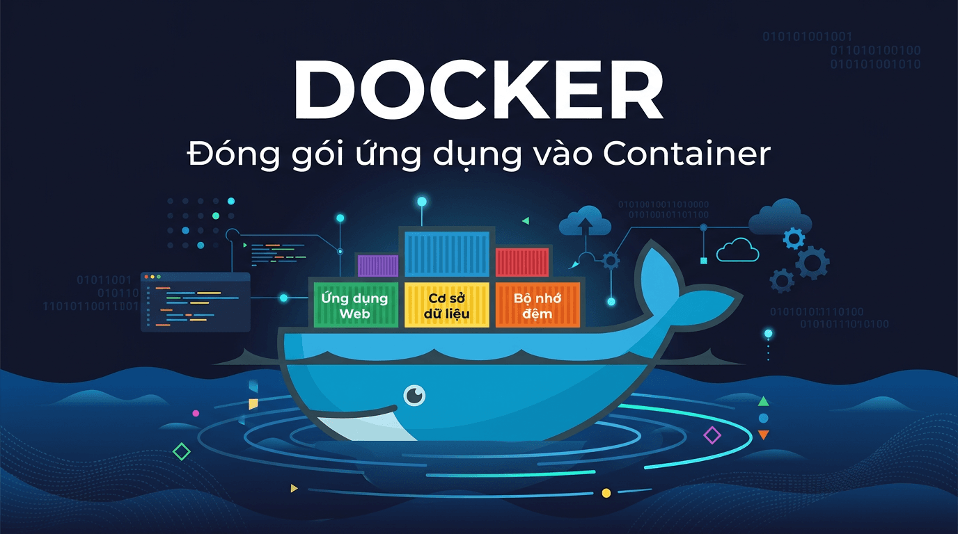 Docker là gì? Tại sao nên dùng Docker trên VPS 1 Docker — đóng gói ứng dụng vào container