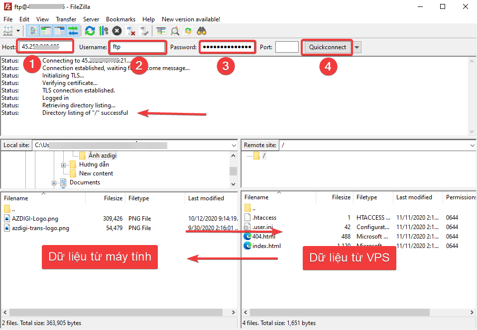 Hướng dẫn tạo và sử dụng FTP trên aaPanel 5 Tạo và sử dụng FTP trên aaPanel.