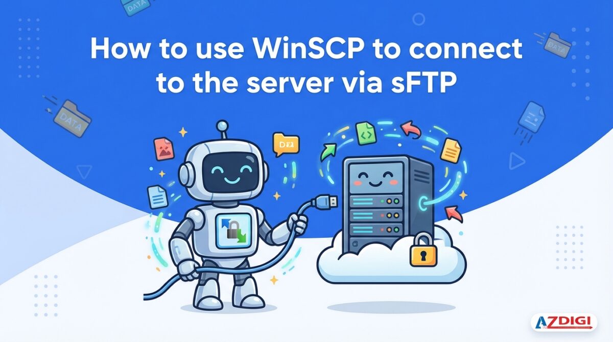 How to use WinSCP to connect to the server via sFTP