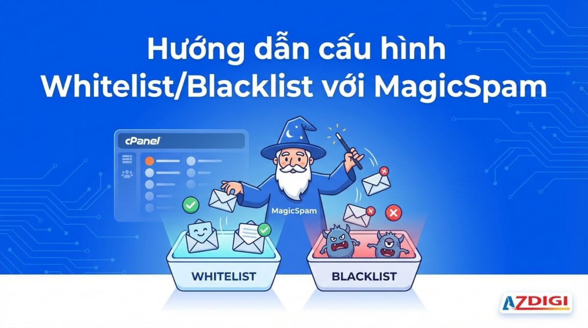 Hướng dẫn cấu hình Whitelist/Blacklist với MagicSpam 1 Hướng dẫn cấu hình Whitelist/Blacklist với MagicSpam