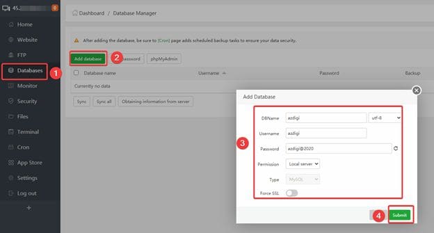 Chuyển dữ liệu WordPress về aaPanel 6 image 120