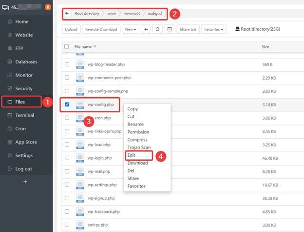 Chuyển dữ liệu WordPress về aaPanel 11 image 127
