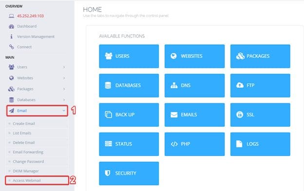 Hướng dẫn tạo và sử dụng email trên Cyber Panel. 4 image 22