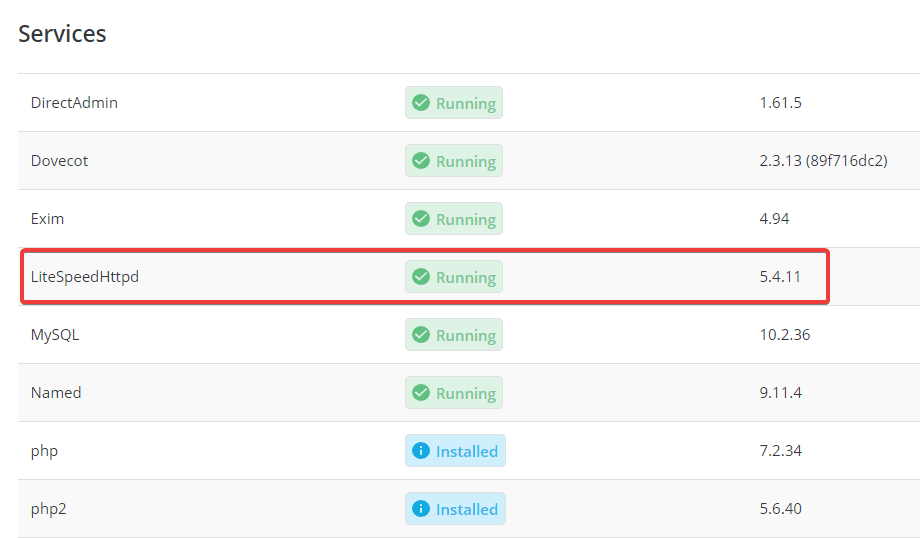 Nâng cấp OpenLiteSpeed lên Litespeed Enterprise trên DirectAdmin 11 Nâng cấp OpenLiteSpeed lên Litespeed Enterprise trên DirectAdmin