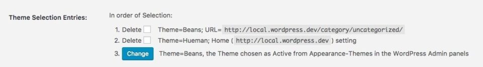 Sử dụng nhiều giao diện trên một website WordPress 4 multiple themes 4