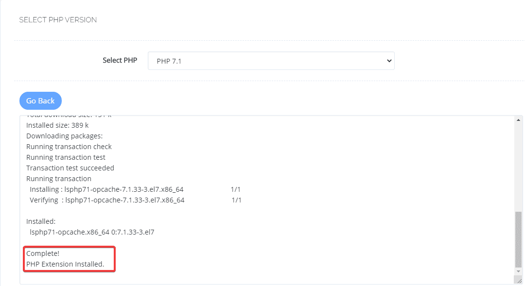 Hướng dẫn cài đặt OPcache trên Cyber Panel 3 opcache1