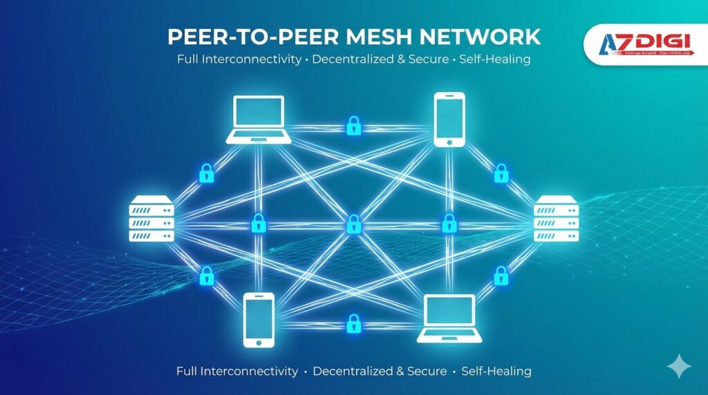 Tailscale là gì? Hướng dẫn chi tiết từ A-Z 2 p2p mesh network 1
