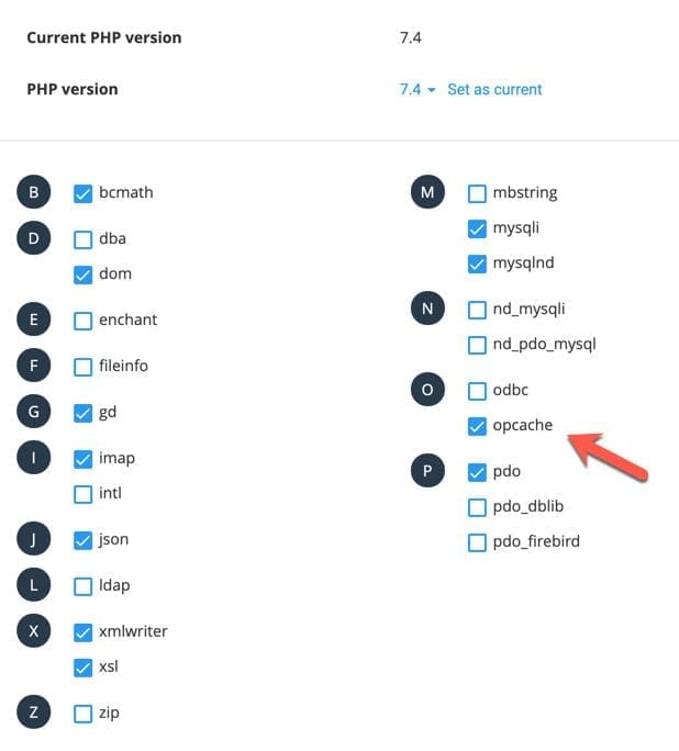 Sử dụng Opcache Preload cho WordPress trên SSD Hosting tại AZDIGI 4 php74 azdigi hosting3