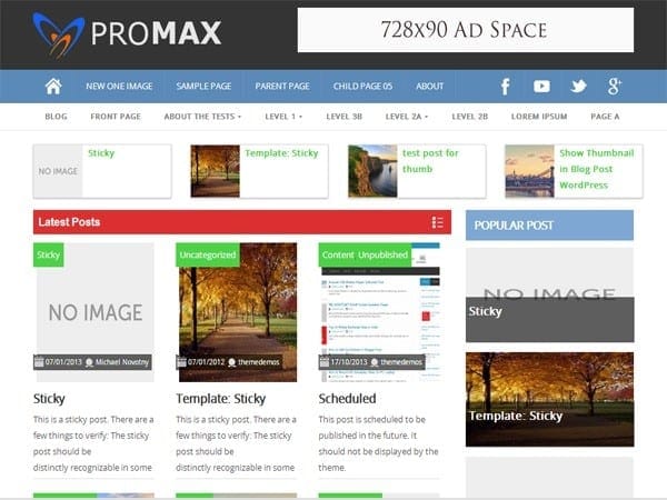 promax wordpress theme 1