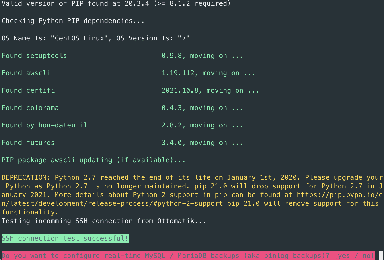 Ottomatik – Tự động backup MySQL và File trên máy chủ tiện lợi 6 screenshot 2023 11 06