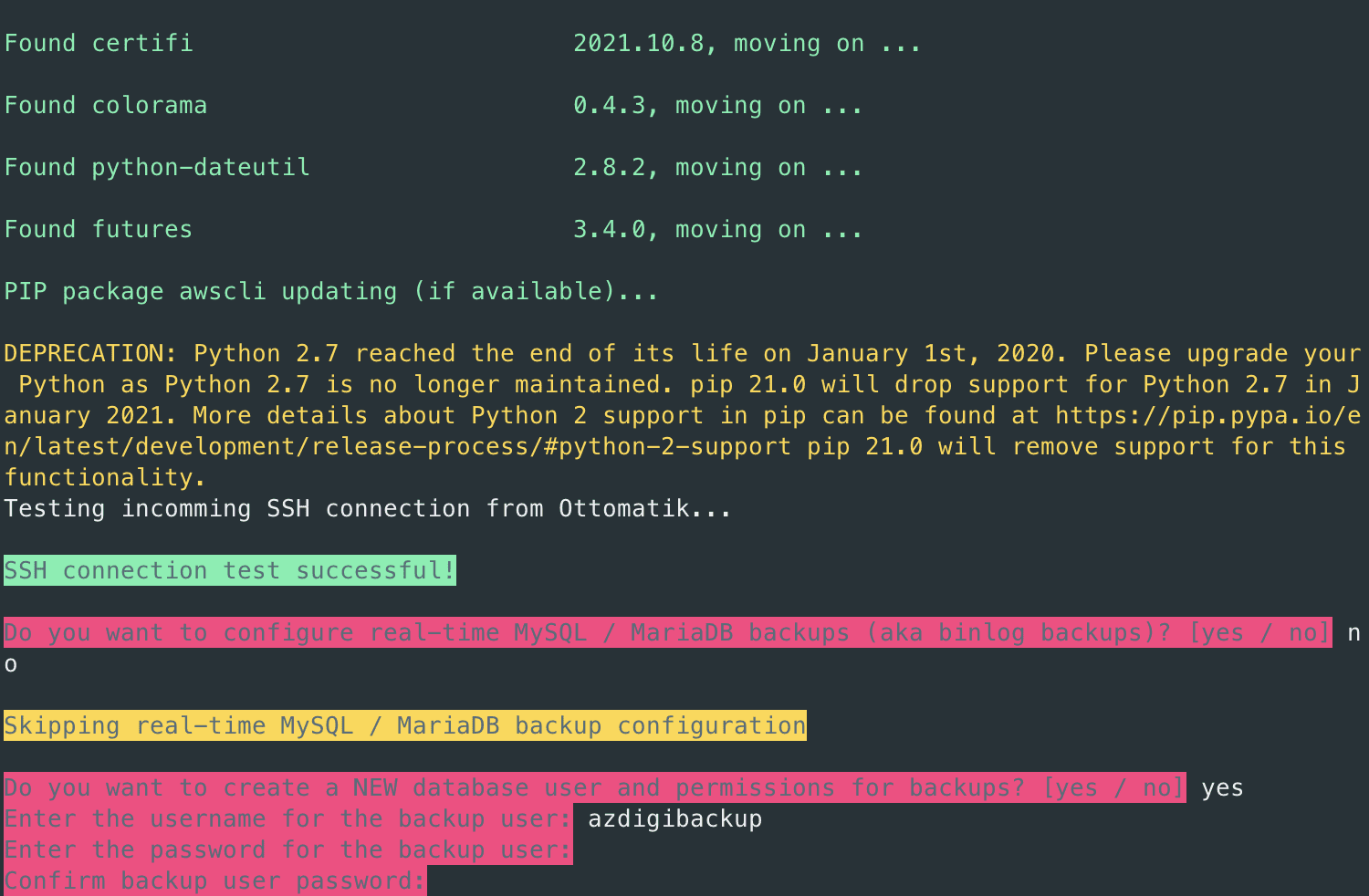 Ottomatik – Tự động backup MySQL và File trên máy chủ tiện lợi 7 screenshot 2023 11 06