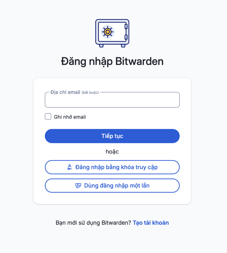 Hướng dẫn cài đặt Bitwarden tự host lên VPS để quản lý mật khẩu và dữ liệu nhạy cảm 3 screenshot 2026 03 18 15.13.44@2x