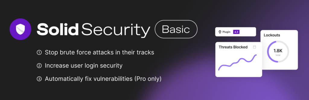 Top plugin bảo mật website WordPress tốt nhất 2 solid security