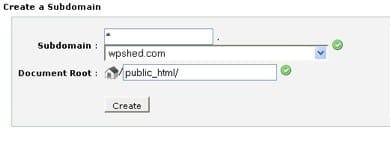 subdomain cpanel 1