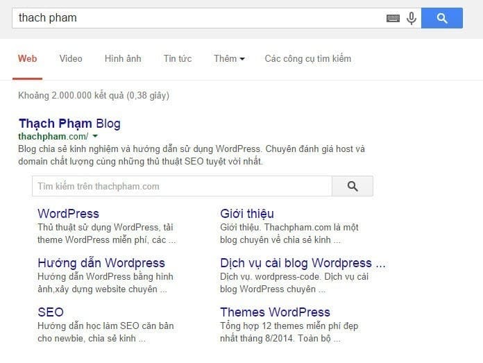 thachpham google searchbox sitelink 1