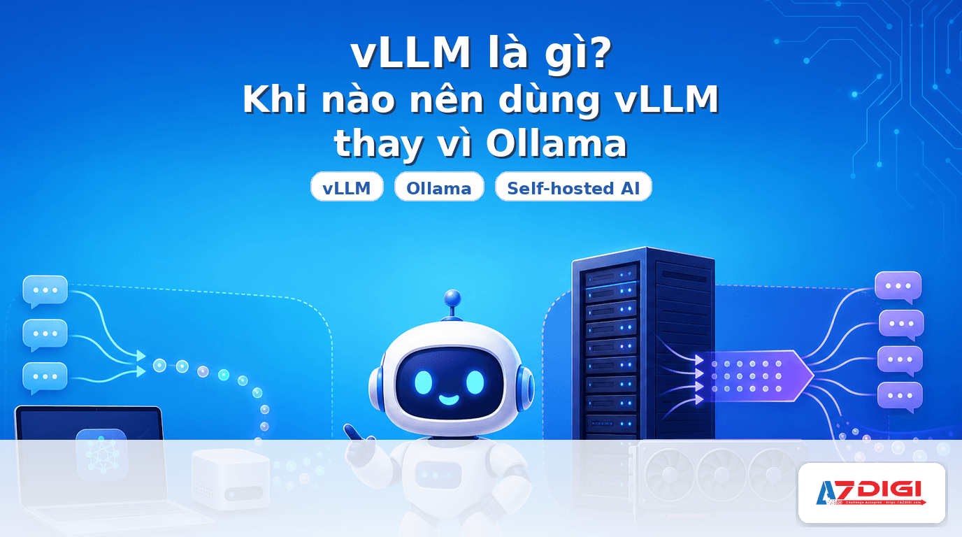 vLLM là gì? Khi nào nên dùng vLLM thay Ollama 2 vLLM là gì? Khi nào nên dùng vLLM thay vì Ollama