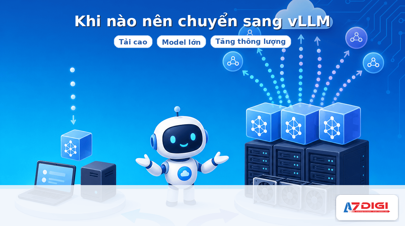 vLLM là gì? Khi nào nên dùng vLLM thay Ollama 4 Khi nào nên chuyển sang vLLM cho tải cao và model lớn