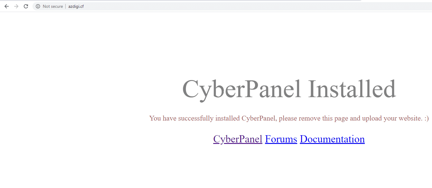 Hướng dẫn thêm Website lên CyberPanel 4 website2